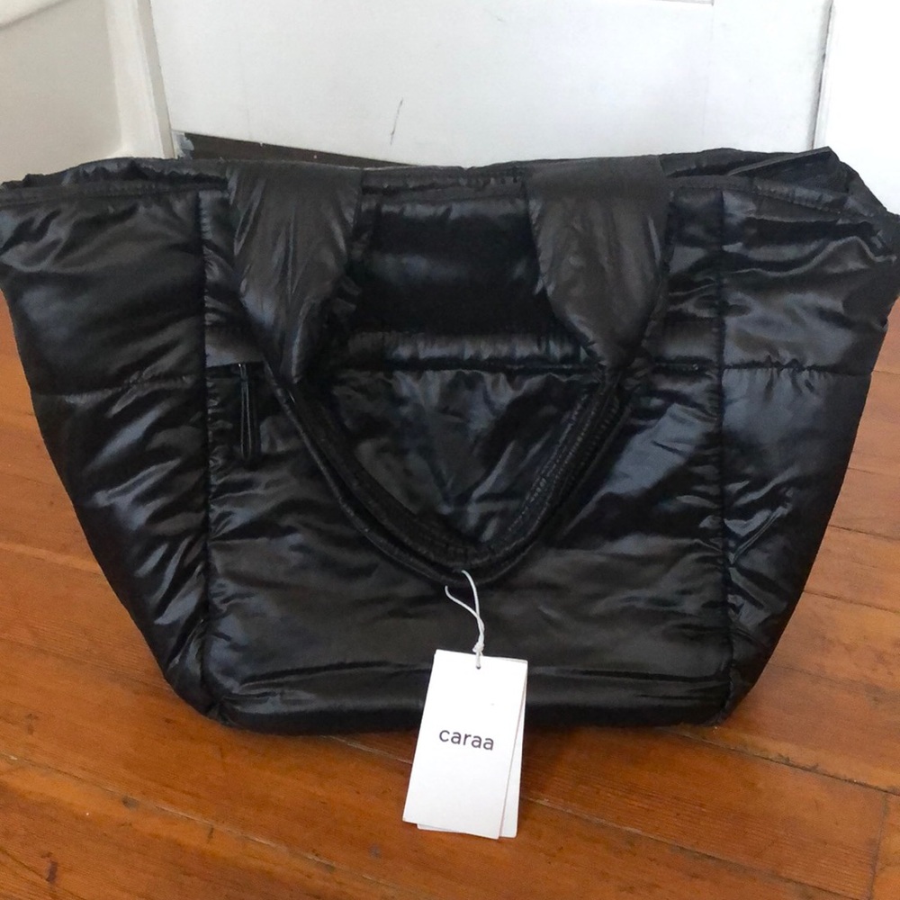 NEW caraa black gym bag